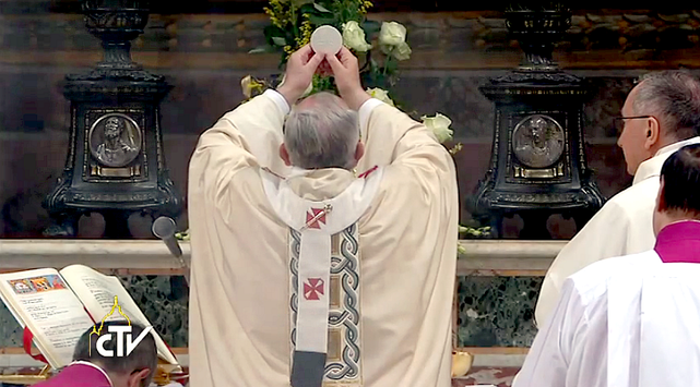 Pope Francis ad orientem