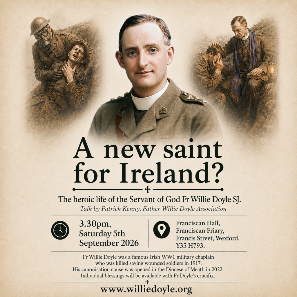 Talk about Fr Willie: Wexford, 5th September